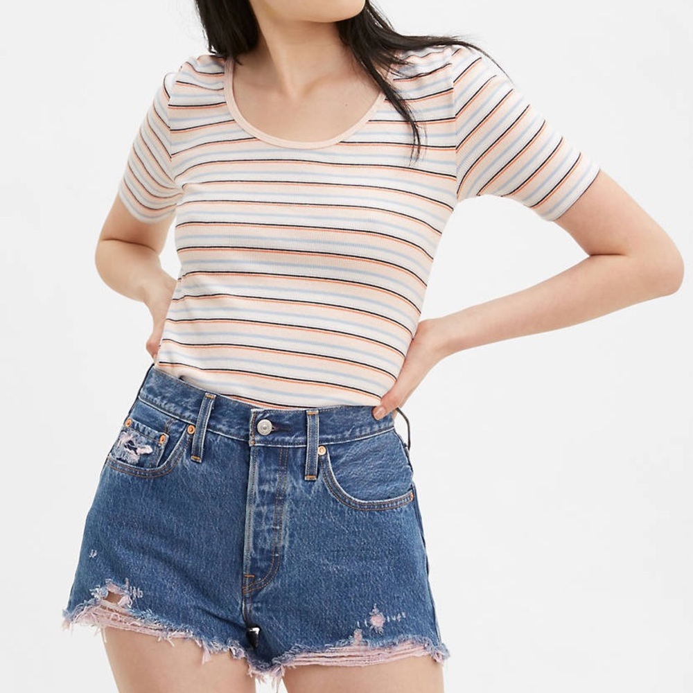 Levi’s 501 High Waist Cut Off Shorts, Size 27
